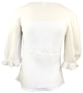 Topp Ruffle Amanda Creme